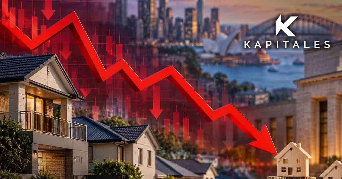 House Prices Fall Across Most Capitals as RBA Rate Hike Fears Grow Before CPI