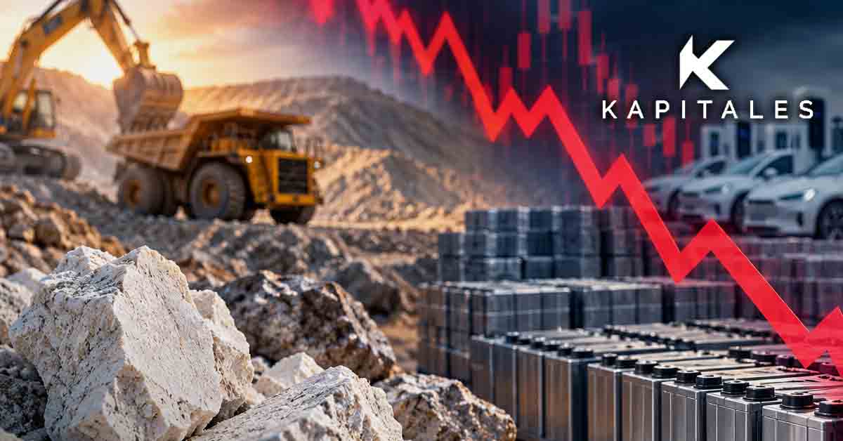 Lithium Market Faces Deeper Slump as Weak Battery Demand and Rising Supply Raise Concerns