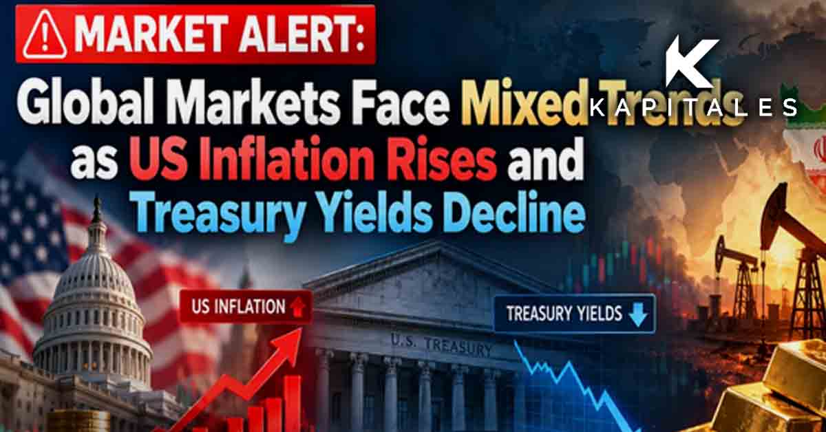 Global Markets Face Mixed Trends as US Inflation Rises and Treasury Yields Decline