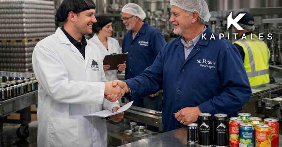 Peak Processing Expands Manufacturing Partnership with St. Peters Beverages