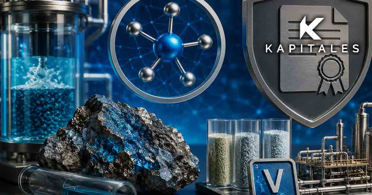 Temas Resources Corp. Expands RCL Patent Portfolio with Vanadium Extraction Technology