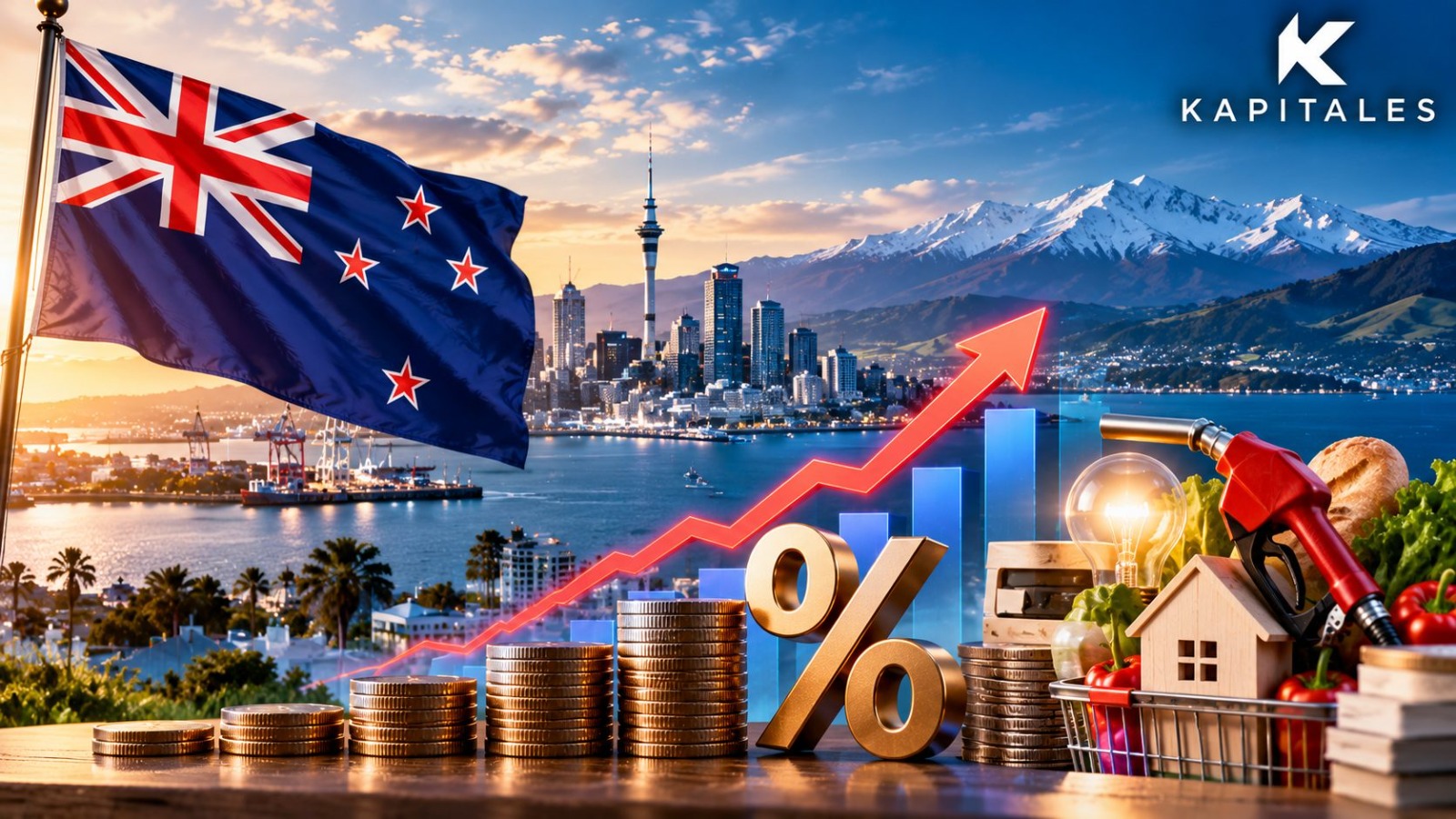 New Zealand Inflation Falls to 3.7%, but Rising Costs Keep Interest Rate Hike Likely