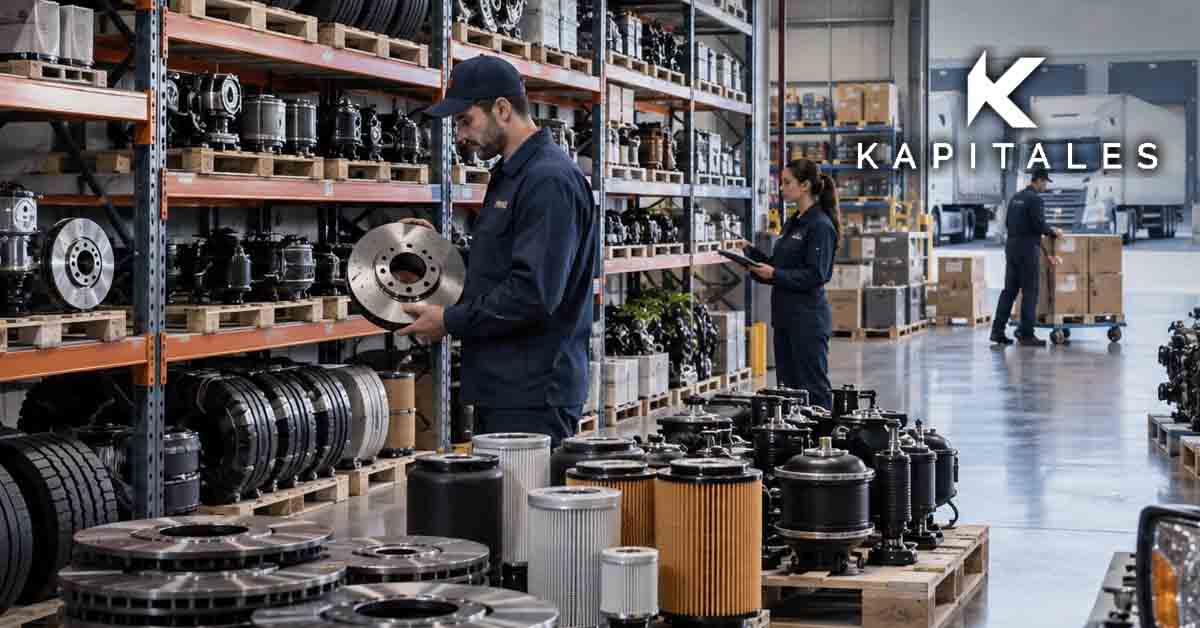 How is the stock of this aftermarket commercial vehicle parts distributor company doing?